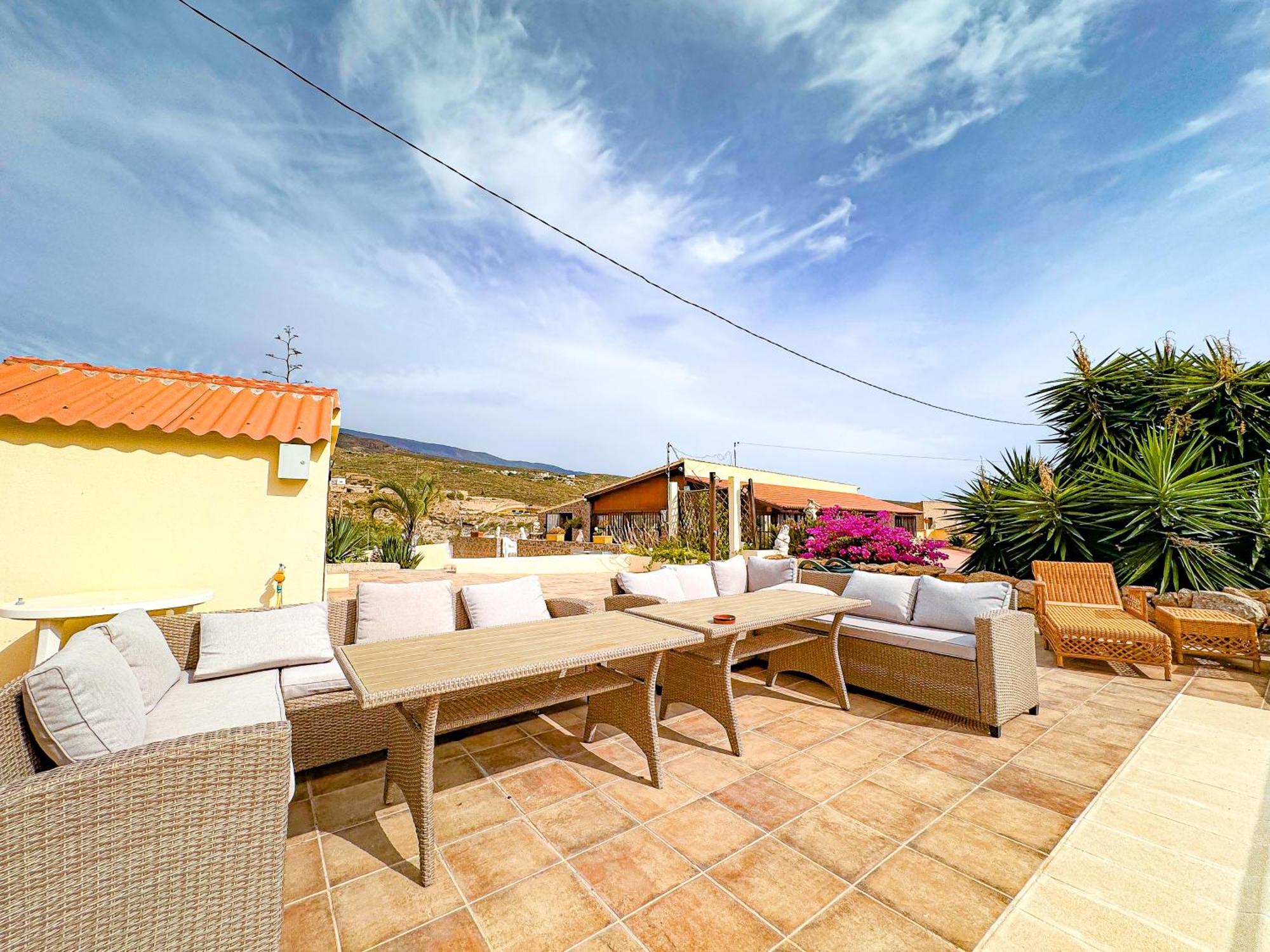 Arico ViejoExquisite Rural House With Garden, Pool And Sea Views别墅 外观 照片